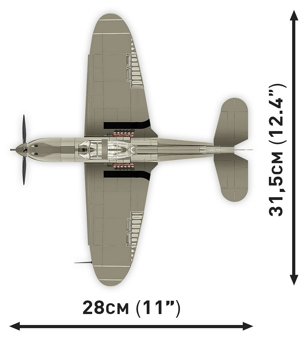 COBI Bell P-39D Airacobra - Maquette Blocs 361 Pièces Échelle 1:32